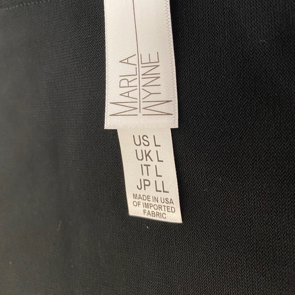 Marla Wynne Sleeveless Black Jersey Dress - Picture 5 of 6